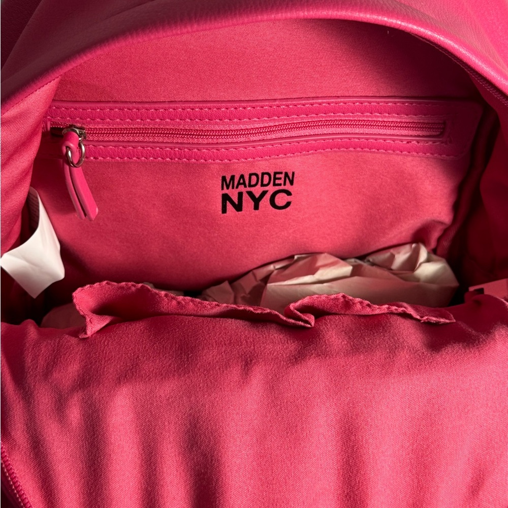 Pink Backpack with Chain Detail - Picture 8 of 8